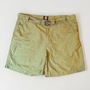 SCOTTeVEST Shorts Men's 40 Olive TEC Belted Cargo Pockets Outdoors Nylon Stretch